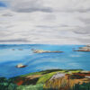 Bleu Oceanique Gabriel Riesnert_Pastel Huile_24x34cm_2025