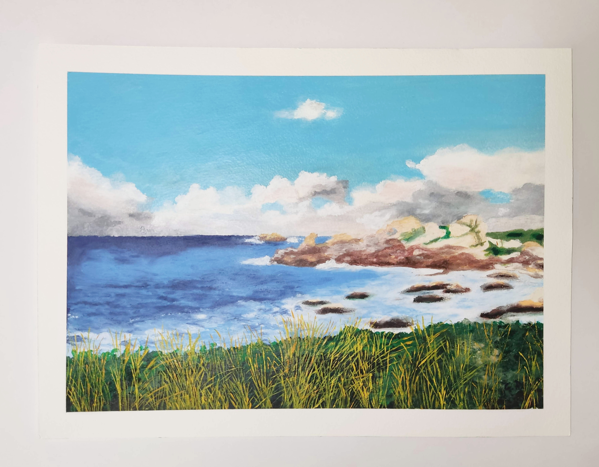 Lumière de Bretagne_Gabriel Riesnert_Pastel Huile_24x34cm_2025_4