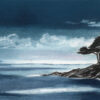 Bleu Nuit Gabriel Riesnert_18x24_Pastel Fusain sur papier_2025_1