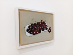Cerises Rouges Gabriel Riesnert_24x18_Huile sur bois_2025_5