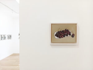 Cerises Rouges Gabriel Riesnert_24x18_Huile sur bois_2025_7