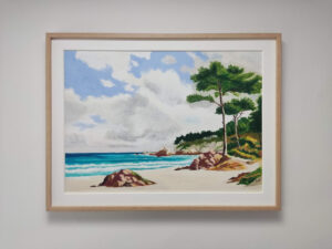 Gabriel Riesnert_ Loin des villes_Pastel huile_35x25cm_2025_3