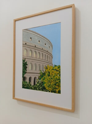 Lieu Commun Colosseo Gabriel Riesnert_21x30_Pastel Huile_2025_6