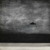 Fata Morgana Fabien Granet fusain acrylique et encre de chine sur toile 30x30cm 2025