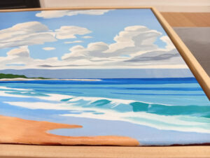 Après la pluie Gabriel Riesnert_Huile sur toile_56x39cm_2026_10