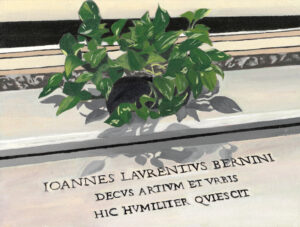 Lieu Commun En paix_Gabriel Riesnert_Peinture Huile_24x18cm_2025_0