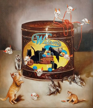 Wilsons Jade Boissin_Huile sur inox_25x30cm_2026