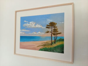 Lumière dorée Gabriel Riesnert_Oil Pastel on Linen_30x40cm_2026_9