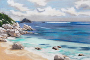 Lumière sur une rive secrète Gabriel Riesnert_Soft Pastel_30x45cm_2026
