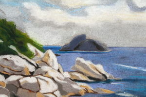 Lumière sur une rive secrète Gabriel Riesnert_Soft Pastel_30x45cm_2026_4