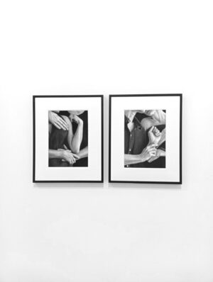 Etreinte I Aurélie Sicas_Fusain sur papier_30x24cm_2026_3