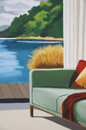 Fenêtre sur lac Gabriel Riesnert_Huile sur toile_65x81cm_2026_6