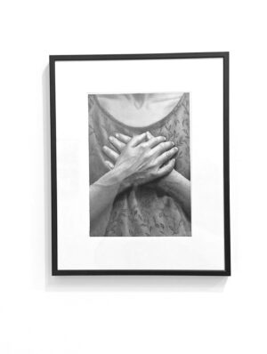 Tendre sur Estime Aurélie Sicas_Fusain sur papier_30x24cm_2025_2